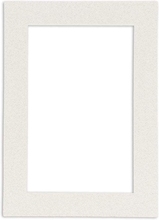 11x14 Mat Bevel Cut for 8.5x11 Photos - Acid Free Oyster Shell White Precut Matboard With Backing Board and Crystal Clear, Self Seal Mat Bag - For Pictures, Framing - 4-ply Thickness