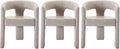 VESCASA Faux Leather Barrel Dining Chair by VESCASA