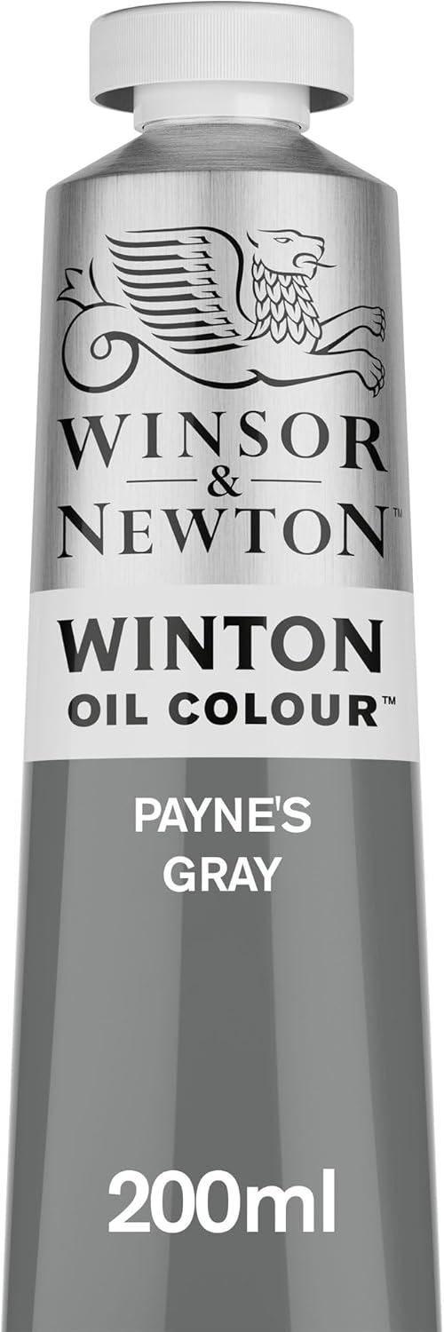 Winsor & Newton Winton Oil Color, 200ml (6.75-oz) Tube, Payne's Gray