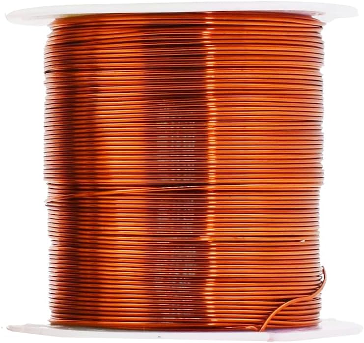 Mandala Crafts 22 Gauge Anodized Aluminum Craft Wire for Jewelry Making - 400 FT Colored Flexible Neutral Wire - Bendable for Bonsai Armature Crafting Sculpting