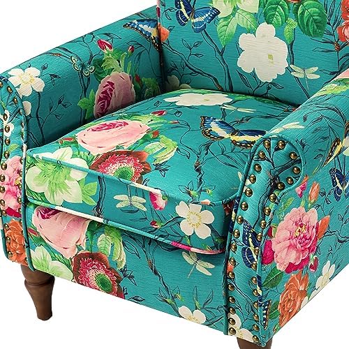 HULALA HOME Traditional Floral Accent Chair - Image 6