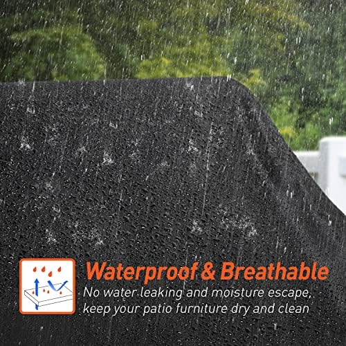 Arcedo Patio Chaise Lounge Cover Waterproof 4 Pack - Image 3