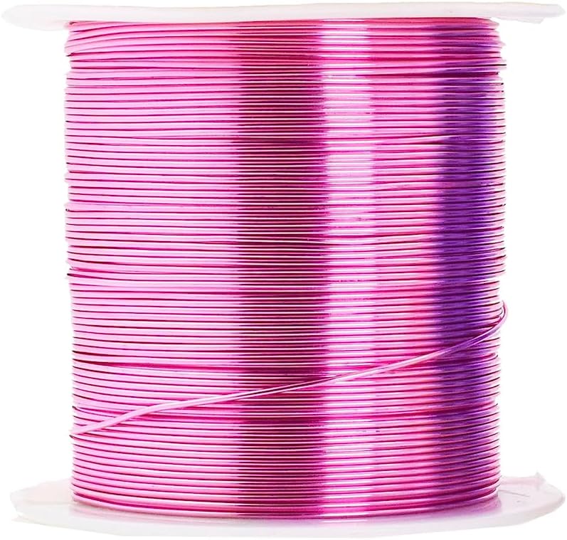 Mandala Crafts 20 Gauge Anodized Aluminum Craft Wire for Jewelry Making - 400 FT Colored Flexible Pastel Wire - Bendable for Bonsai Armature Crafting Sculpting