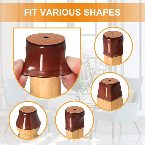 24 Pcs Chair Leg Floor Protectors - Image 2
