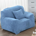 vctops 1-Piece Velvet Plush Stretch Chair Sofa Slipcover Soft Fuzzy Fluffy by vctops