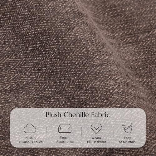 Traditional Chenille Couch Sofas - Image 7