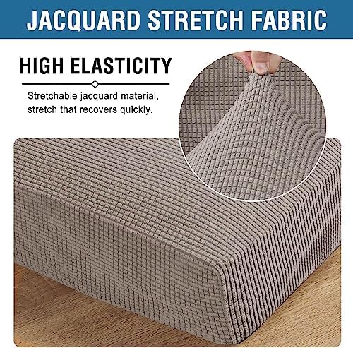 H.VERSAILTEX Super Stretch Individual Seat Cushion Covers Sofa Covers Couch - Image 4