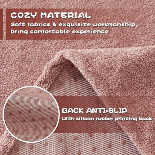 MYSKY HOME Pink Sofa Cover Couch Covers - Image 5