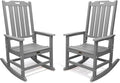 THOEOE Oversized Rocking Chair Set of 2, Outdoor Rocking Chair by THOEOE