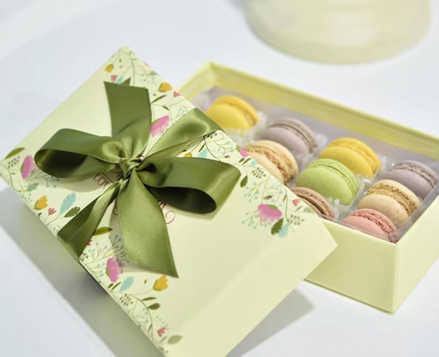 1" x 100 Yards Olive Green Polyester Satin Ribbon Single Faced Bulk Fabric Ribbons for Gift Wrapping, Crafting, Bows Making, Flower Bouquet, Wedding, Home Decor