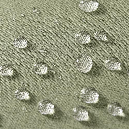 MIULEE Decorative Outdoor Pillow Covers Waterproof 20x20 Gray Green - Image 2