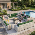 Outdoor Patio Furniture Set PE Wicker Rattan Outdoor Sectional Sofa by MuphyersPatioFurniture