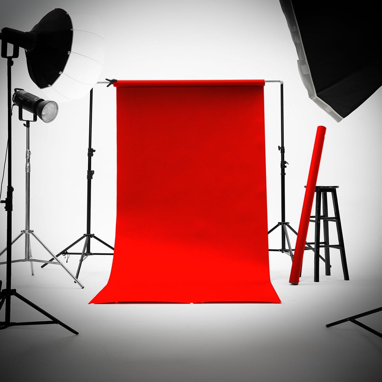 Kate Seamless Paper Backdrop Red Seamless Backdrop Paper Rolls (86''x32.8' Scarlet)