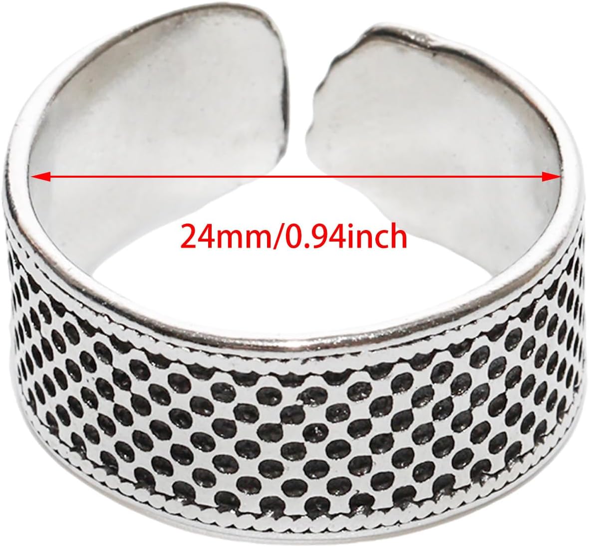 Lilaly 3 Pcs Thimble Metal Sewing Thimble Thimbles for Hand Sewing Sewing Finger Protector Sewing DIY Tool