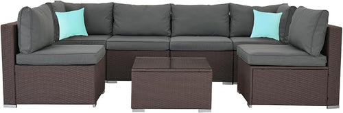 7-Piece Patio Furniture Set by ZJEYEJZ