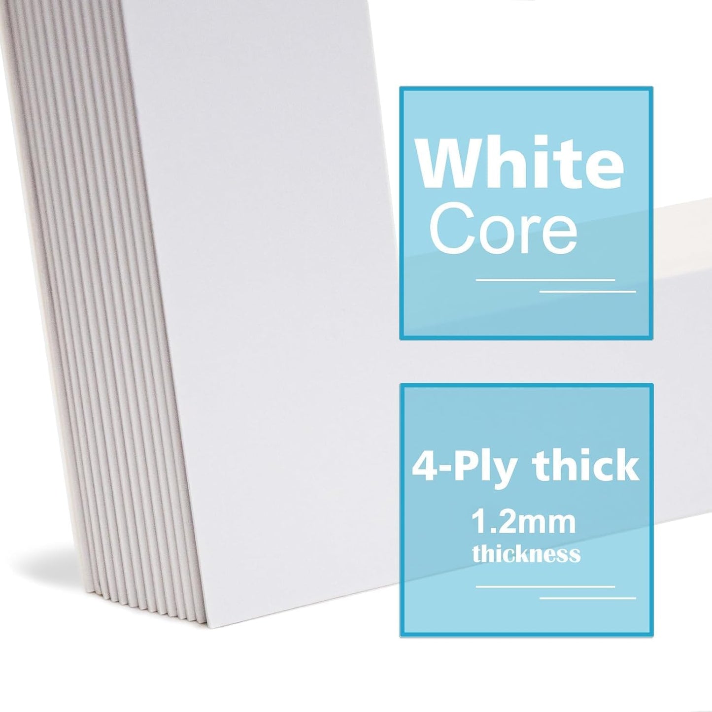 Egofine Pack of 5 White Mat Board Pre-Cut 8x10 Picture Mat for 5x7 Photo with White Core Bevel Cut Mattes Sets. Includes 5 High Premier Acid Free Mats & 5 Backing Board & 5 Clear Bags