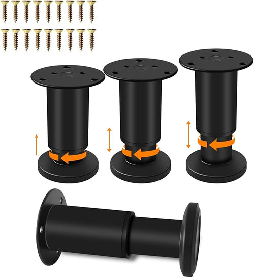 4 Pcs Adjustable Furniture Legs by Yoposeo