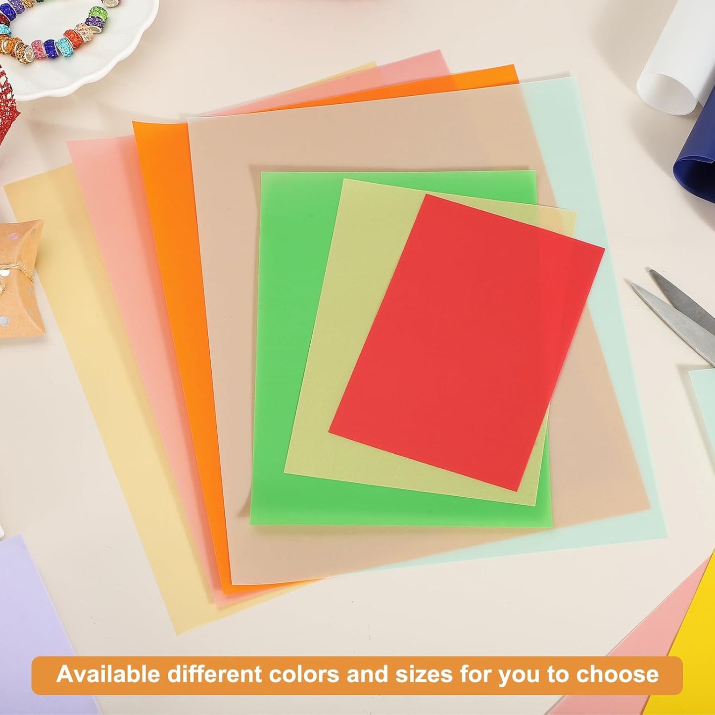 MECCANIXITY 100 Sheet Colored Vellum Paper 5.9" x 8.3", 100gsm Translucent Printable Vellum Sheets for Printing Wedding Invitations Inkjet Laser Printer, Light Blue