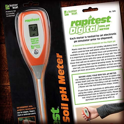 Luster Leaf Rapitest Digital Soil pH Meter. Designed and Engineered in the USA. - Image 5