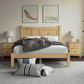 Grain Wood Furniture Shaker Solid Wood Panel Platform Bed, Queen Size by GrainWoodFurniture