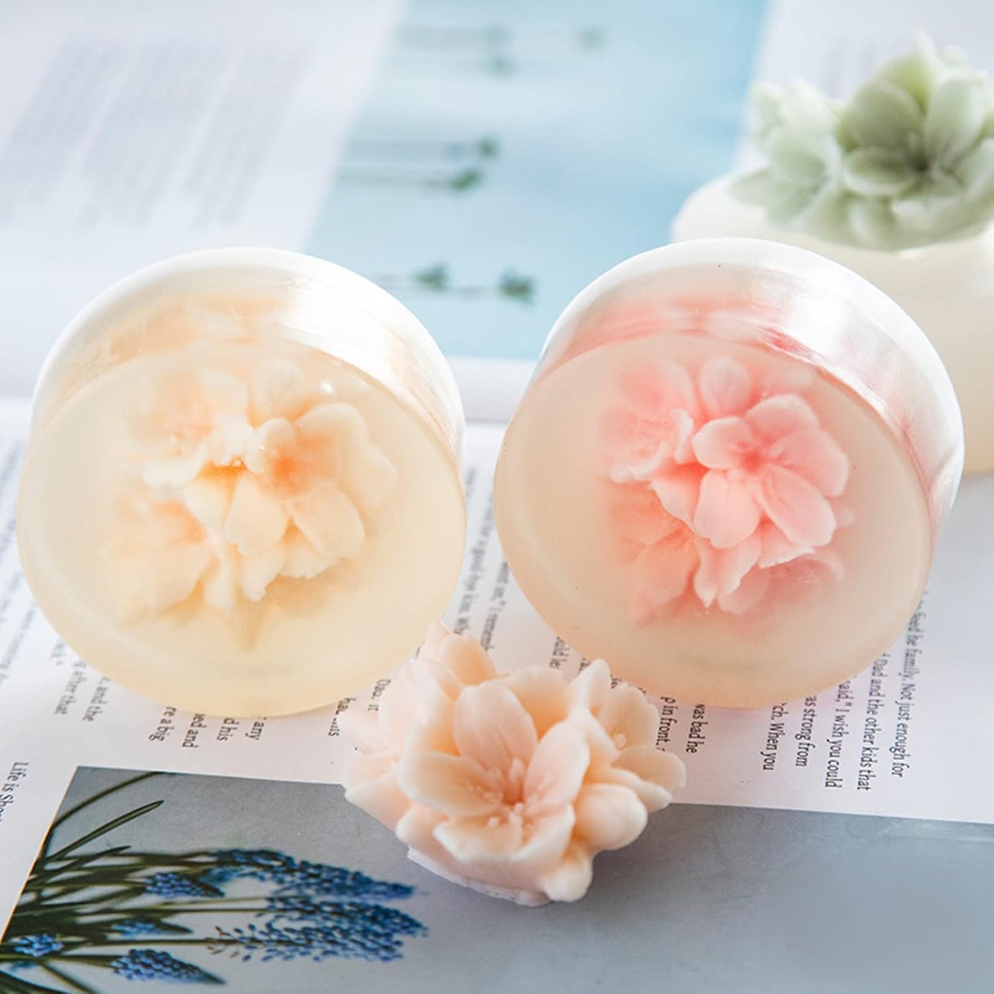 Plum Bossom Flower Silicone Soap Mold Candle Mold Fondant Chocolate Candy Cake Decorating Mould Resin Clay Baking Pastry Tools