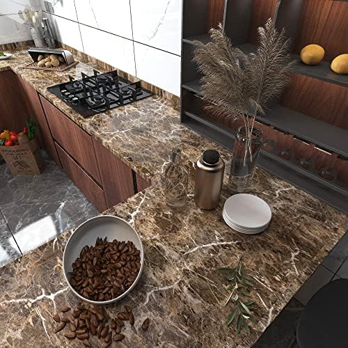 Burgeliy Peel and Stick Waterproof Wallpaper24×356in Vinyl Wrap Protector Auto by BURGELIY