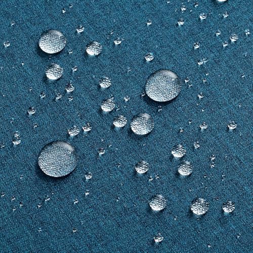 MIULEE Decorative Outdoor Pillow Covers Euro Waterproof 22x22 Blue - Image 2