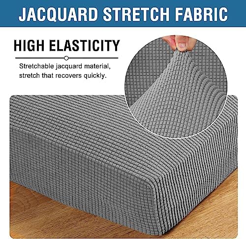 H.VERSAILTEX Super Stretch Individual Seat Sofa Covers Couch Slipcover Sets - Image 4
