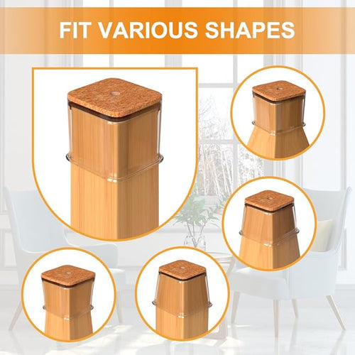 24 Pcs Chair Leg Floor Protectors - Image 2
