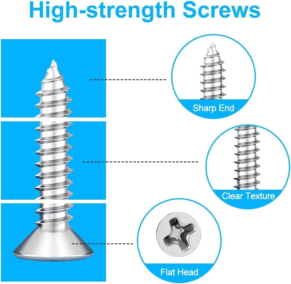 FATLODA 18PCS L Bracket Corner Brace, Stainless Steel Corner Bracket - Image 5