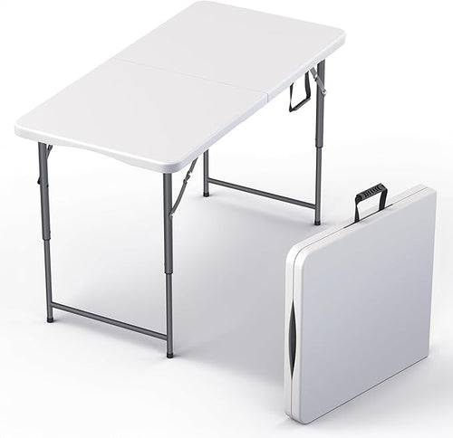4 Feet Foldable Table Adjustable Height by OurModernSpace
