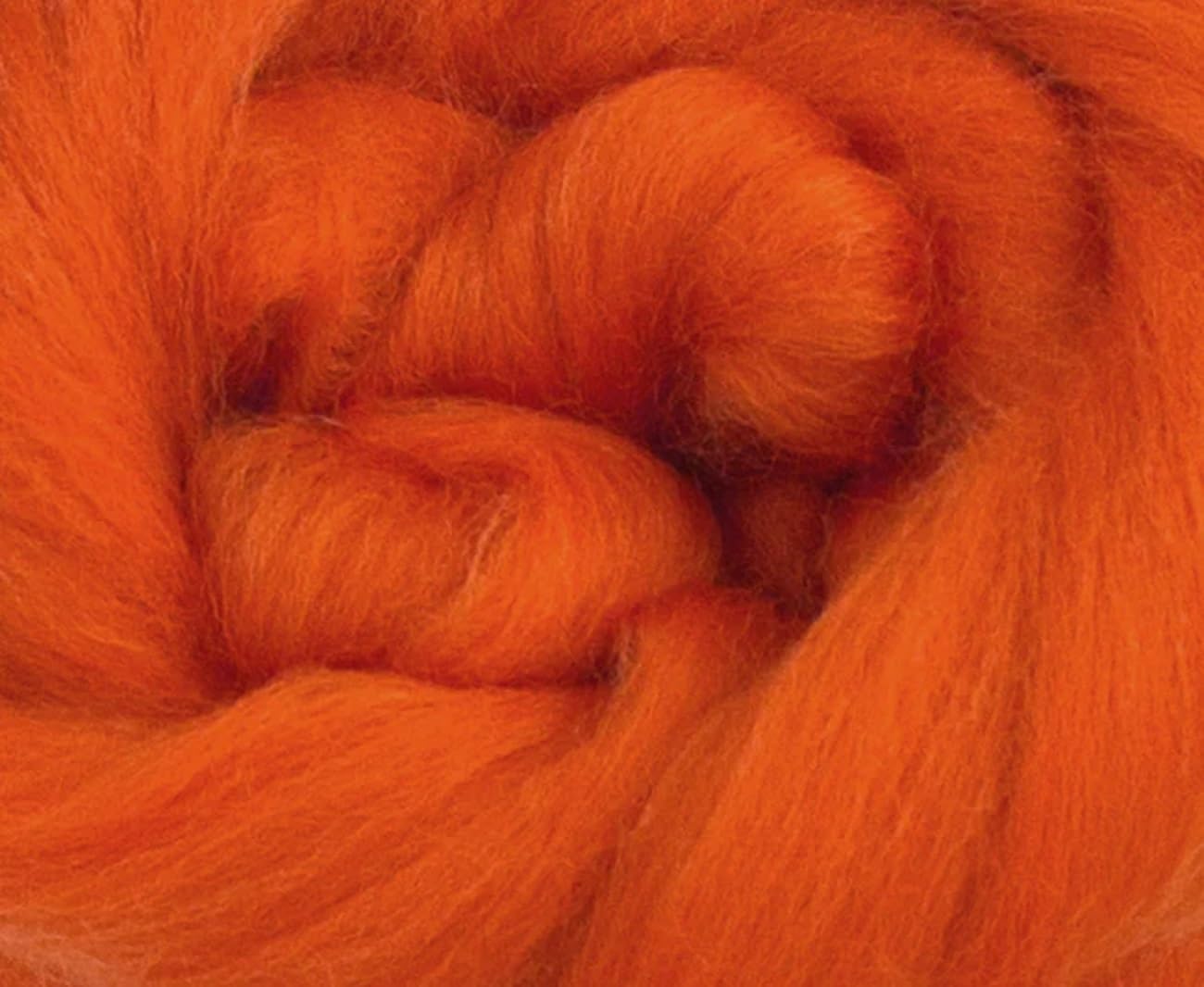 Revolution Fibers Merino Wool Roving | Premium Combed Wool Top | 22 Micron, Perfect for Felting Projects, Spinning, Wall Hangings and Tapestry (Pumpkin)