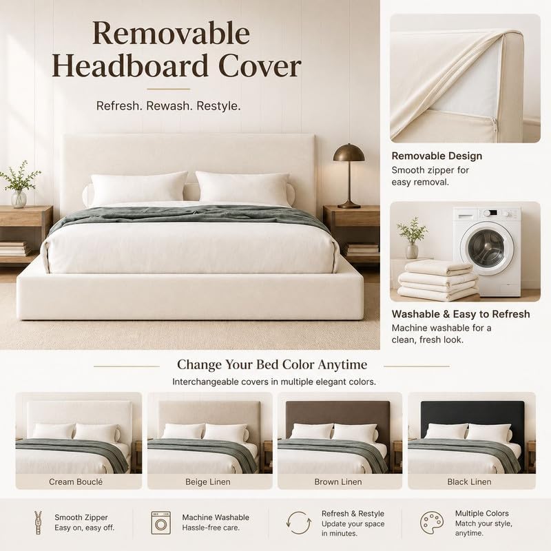 Square Bed – Washable Zip Cover - Image 4