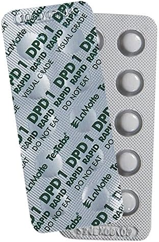 LaMotte 6999A Visual Grade TesTabs, Chlorine DPD #1 RAPID, 100 ct. - Image 3
