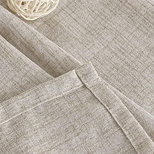 YoungsTex Small Linen Cafe Curtains 36 Inch Length - Image 6