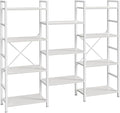 SUPERJARE Triple Bookshelf, Bookcase by SUPERJARE