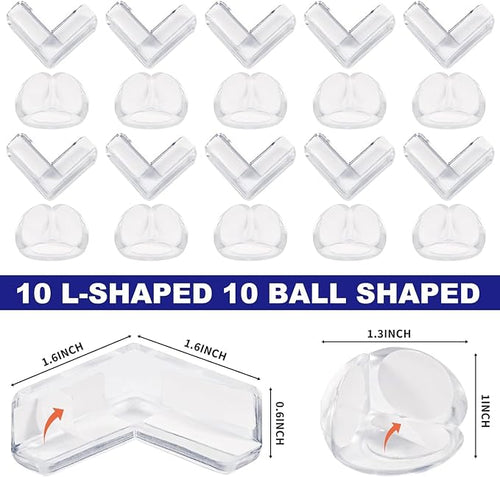 20 Pack Corner Protector Baby, Table Corner Protectors - Image 2