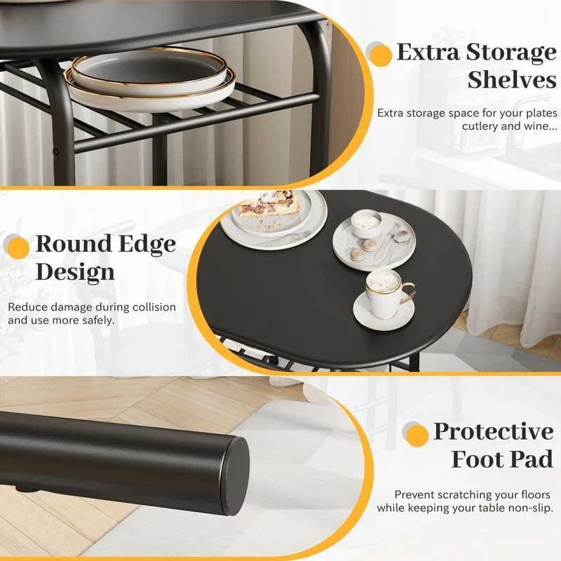 Shahoo 3-Piece Dining Table Set - Image 5