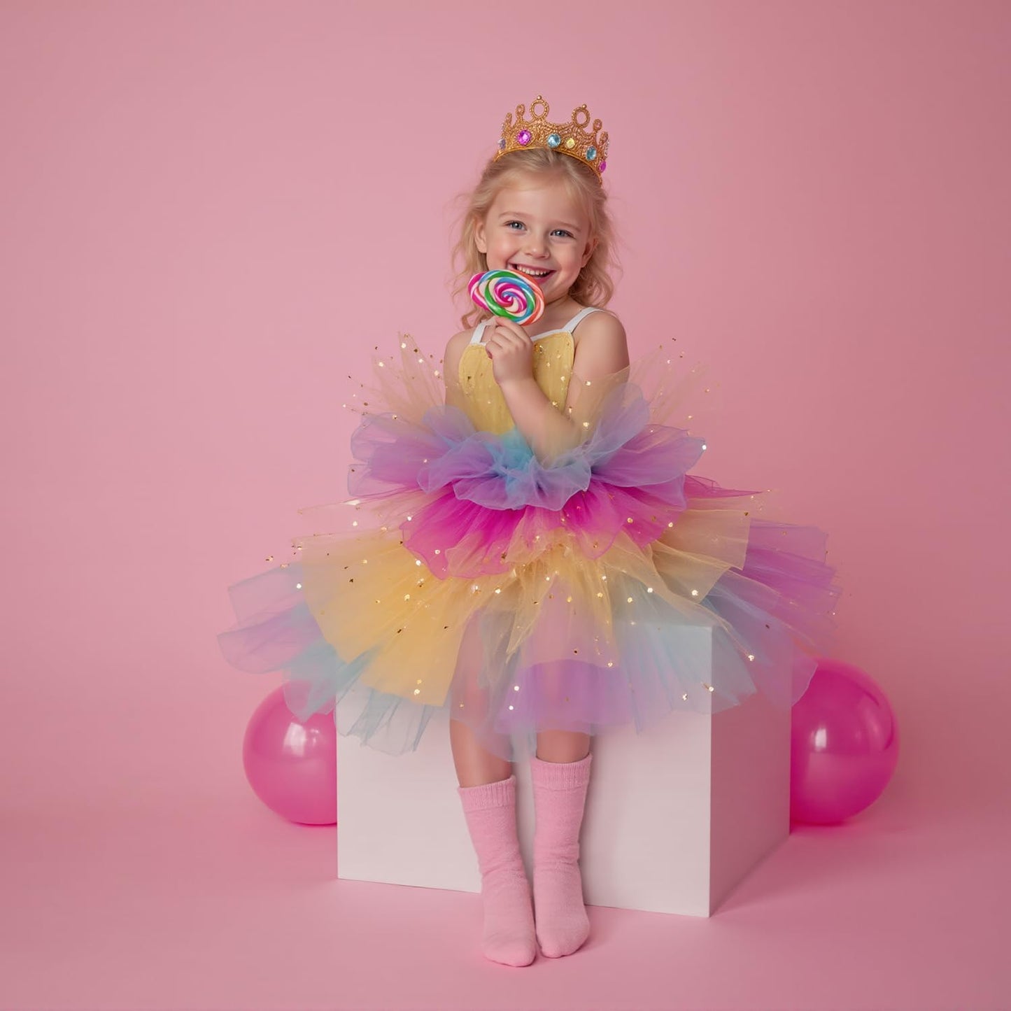 Kate Seamless Paper Backdrop for Photography Solid Pink Backdrop Paper (53''x32.8' Baby Pink)