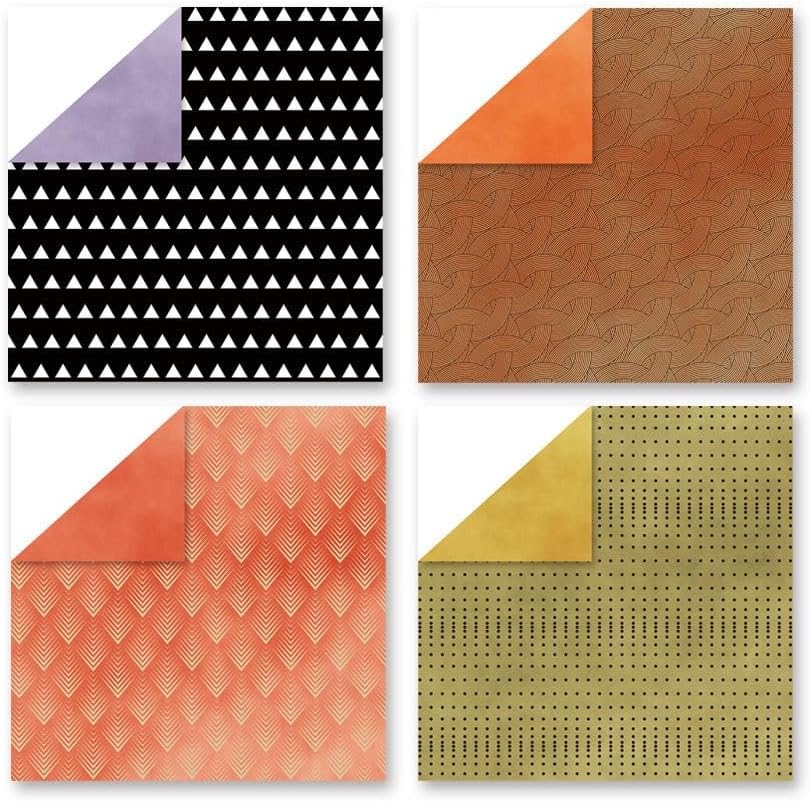 Boho Scrapbook Paper Vintage Flower Pattern Papers Pad 12×12,24 Sheets Double-Sided Bobo Floral Scrapbooking CardStock Paper Pad for Holiday Cardmaking DIY Origami Papers.