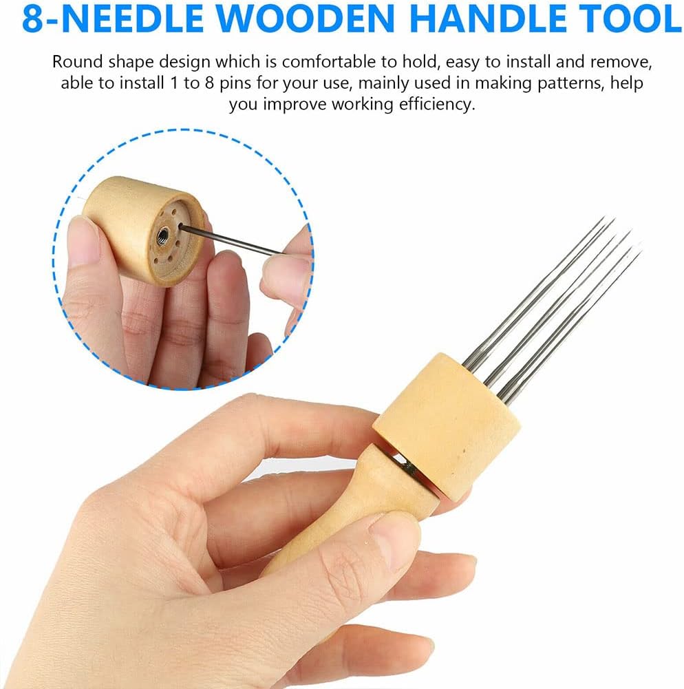 Needle Felting Kit, Needle Felting Wool Roving Set, Needle Felting Starter Kit Wool Felt Tools for Felting Wool DIY Craft Materials Needle Felting Supplies (50 Colors)