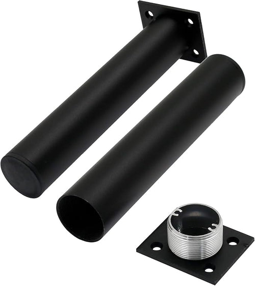 4 Pack Adjustable Furniture Legs Round 1.5" Dia Thickened Aluminum Alloy Sofa - Image 2