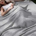 Bedsure Cooling Waffle Blanket for Hot Sleepers by BEDSURE