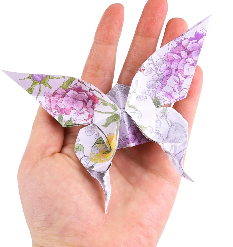 Origami Paper Kit 100 Sheets 70GSM 6 Inch Square Double Sided Color 100 Vivid Solid Colors for Hand Crafts Origami Paper Arts Creativity. Season