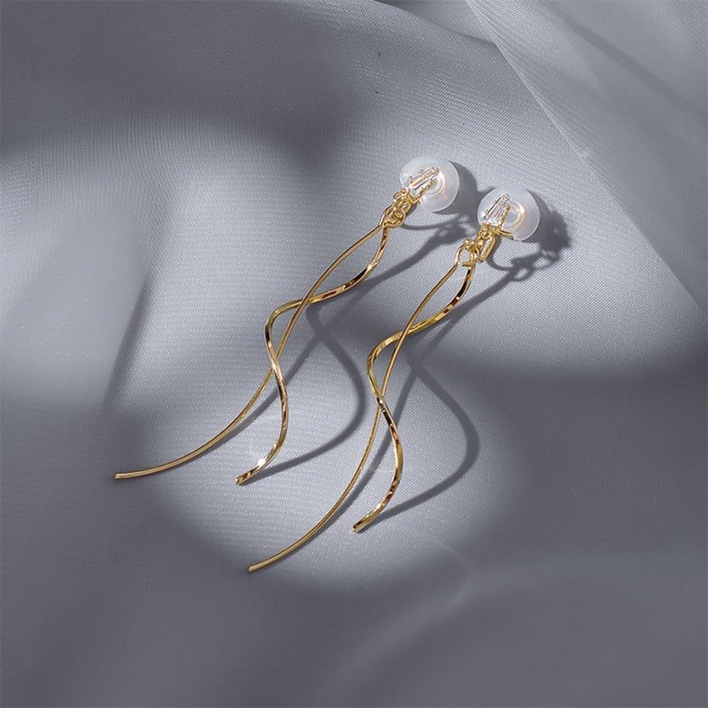 BENECREAT 14K Gold Plated Square Copper Wire - 16.4FT 20 Gauge Wire for Jewelry Making, Beading, Crafting