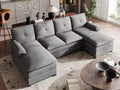 U-Shaped Sectional Couches for Living Room Furniture Sofas Set Sofa Sleeper by Unknown