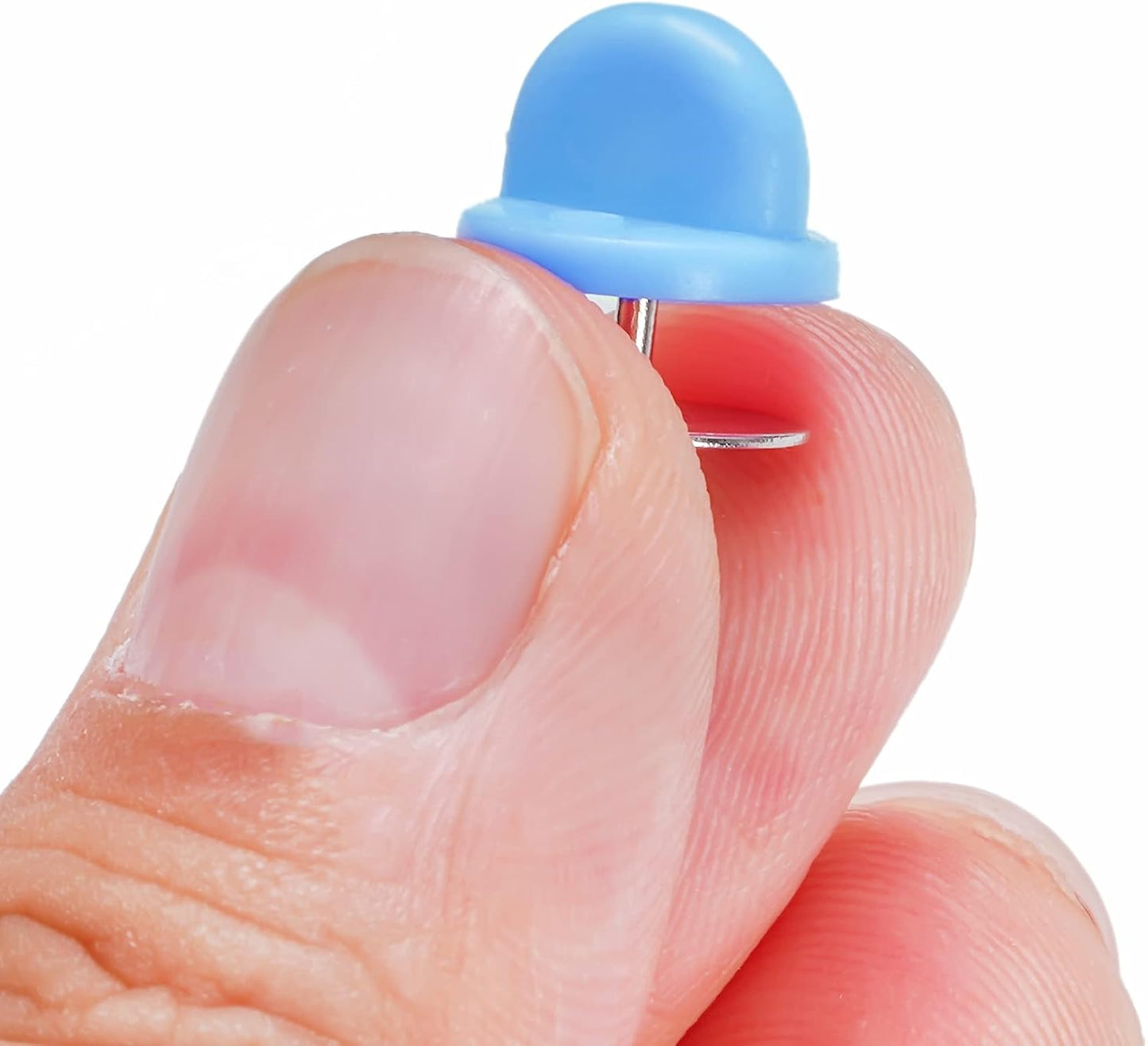 400pcs PVC Rubber Butterfly Clutch Pins Tie Tacks Blank for Uniform Badges Backing Holder Clasp Lapel Enamel Pins(200 Sets),Blue