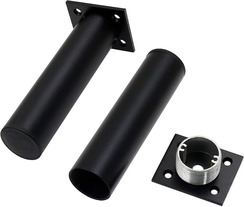 4 Pack Adjustable Furniture Legs Round 1.5" Dia Thickened Aluminum Alloy Sofa - Image 2