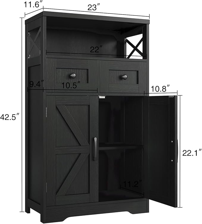 Befrases Black Storage Cabinet - Image 2