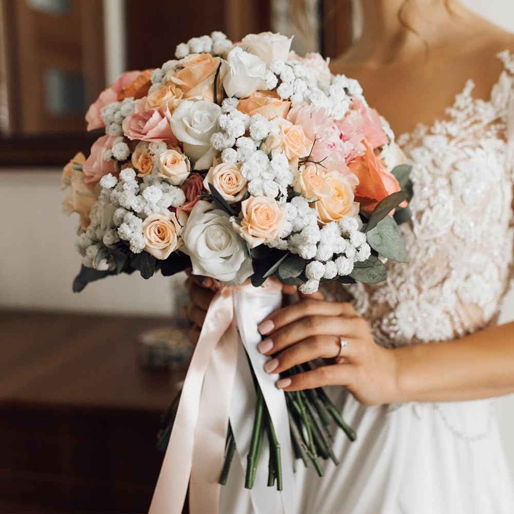 1" Width x 50 Yards Satin Fabric Ribbon, Pink Ribbon Perfect for DIY Bows, Swags, Gift Wrapping, Craft, Flower Bouquet，Christmas and Party Decoration